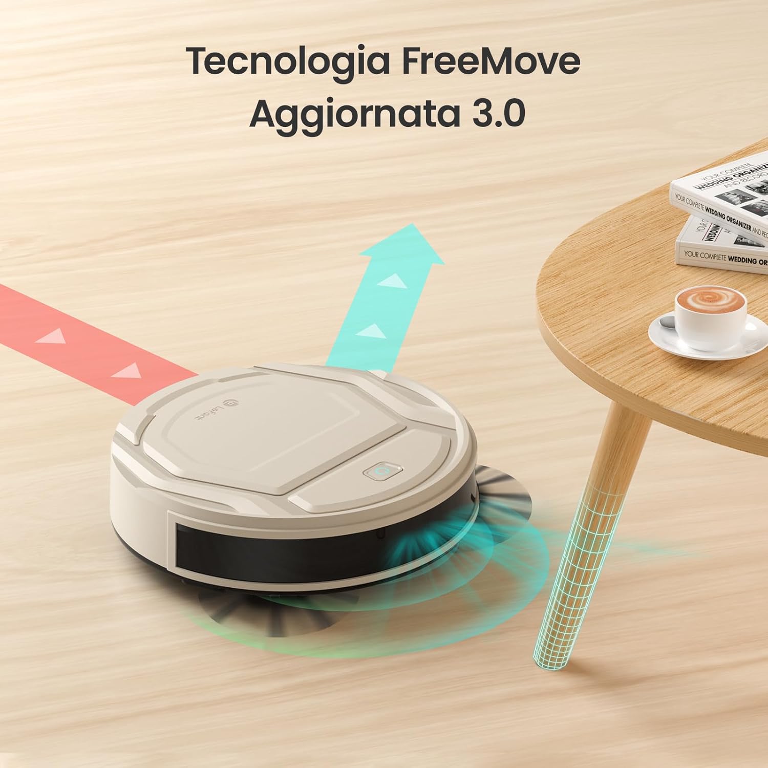 Thumbnail 3 de Lefant M210 Robot Aspirapolvere: 2200Pa, 120 Minuti e Design Ultra Sottile per Casa con Animali