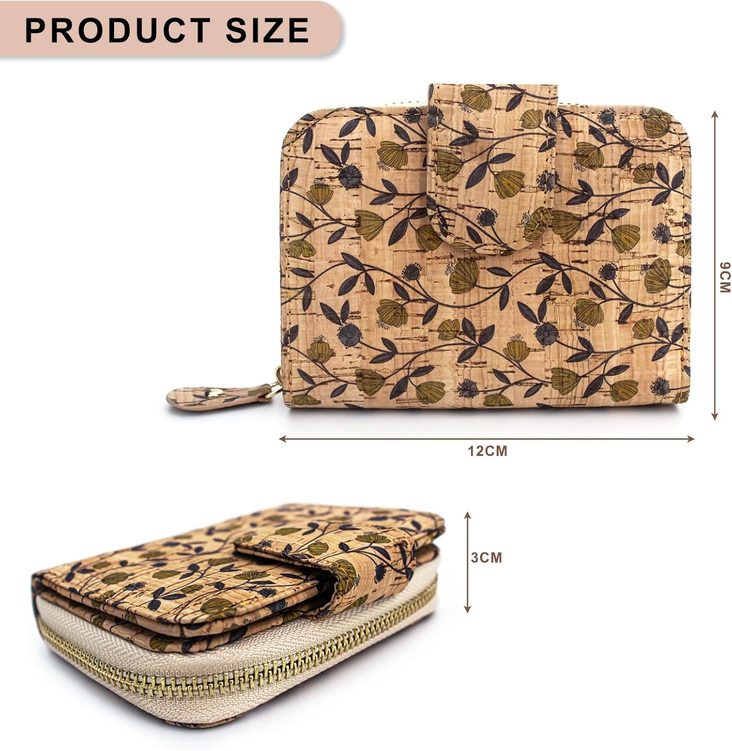 Thumbnail 5 de Boshiho Vegan Cork Wallet