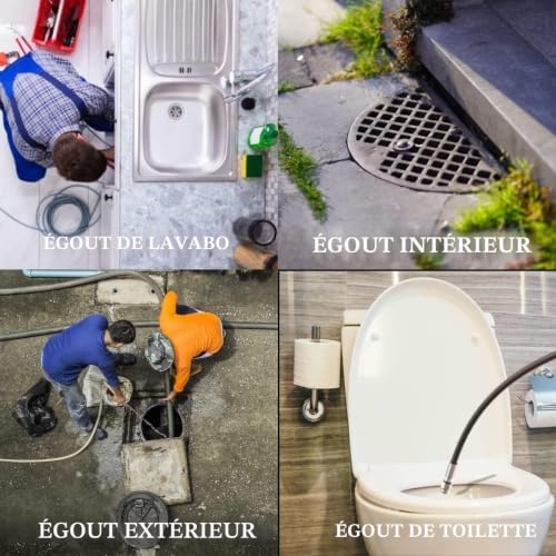 Thumbnail 6 de OHAYORI 15m Tuyau Déboucheur Canalisation Haute Pression pour Kärcher K2–K7 et HD/HDs — Kit Furet Pro avec Buses et Adaptateurs