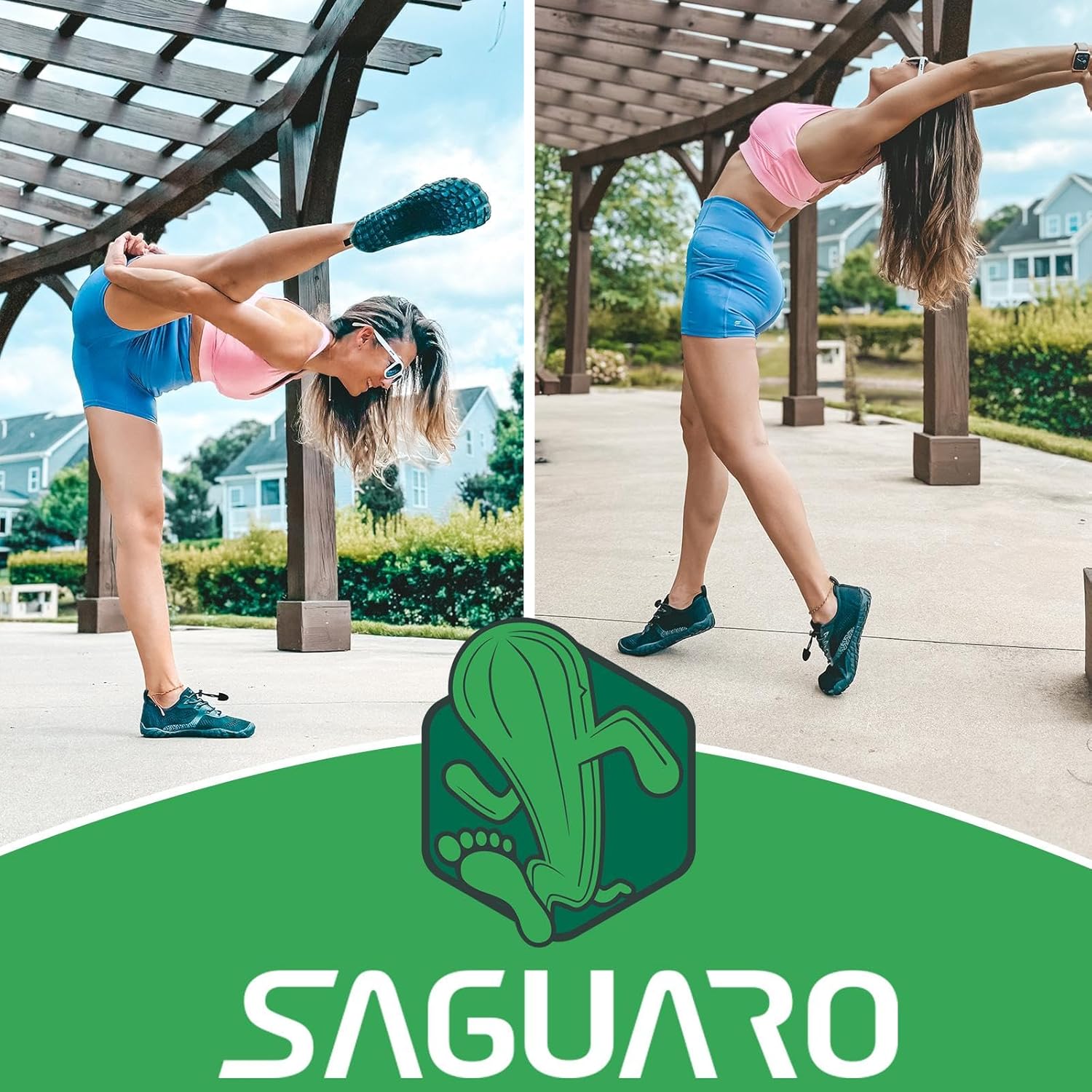 Detalle 2 de SAGUARO Unisex Minimalistische Barfußschuhe – Traillaufschuhe, atmungsaktiv und schnell trocknend