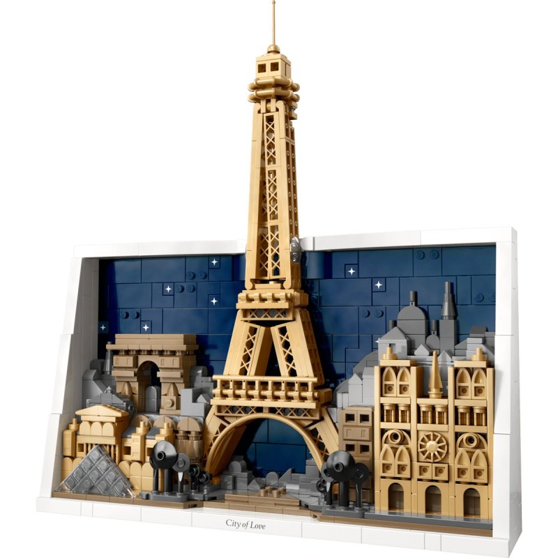 Thumbnail 3 de LEGO Architecture París Ciudad del Amor 21064 — 958 piezas para exponer la magia de París en tu espacio