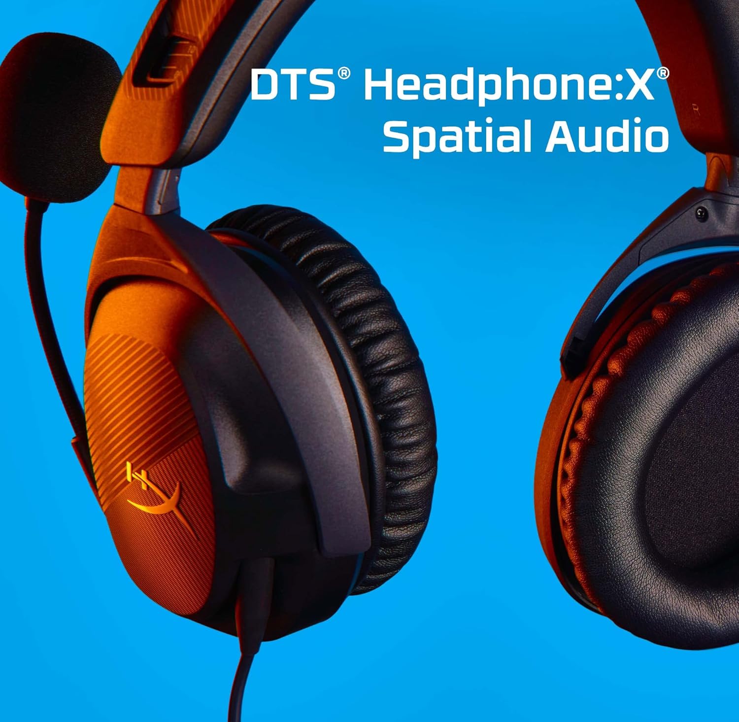 Detalle de HyperX Cloud Stinger 2 519T1AA: Lightweight USB-C PC Gaming Headset with 50mm Drivers