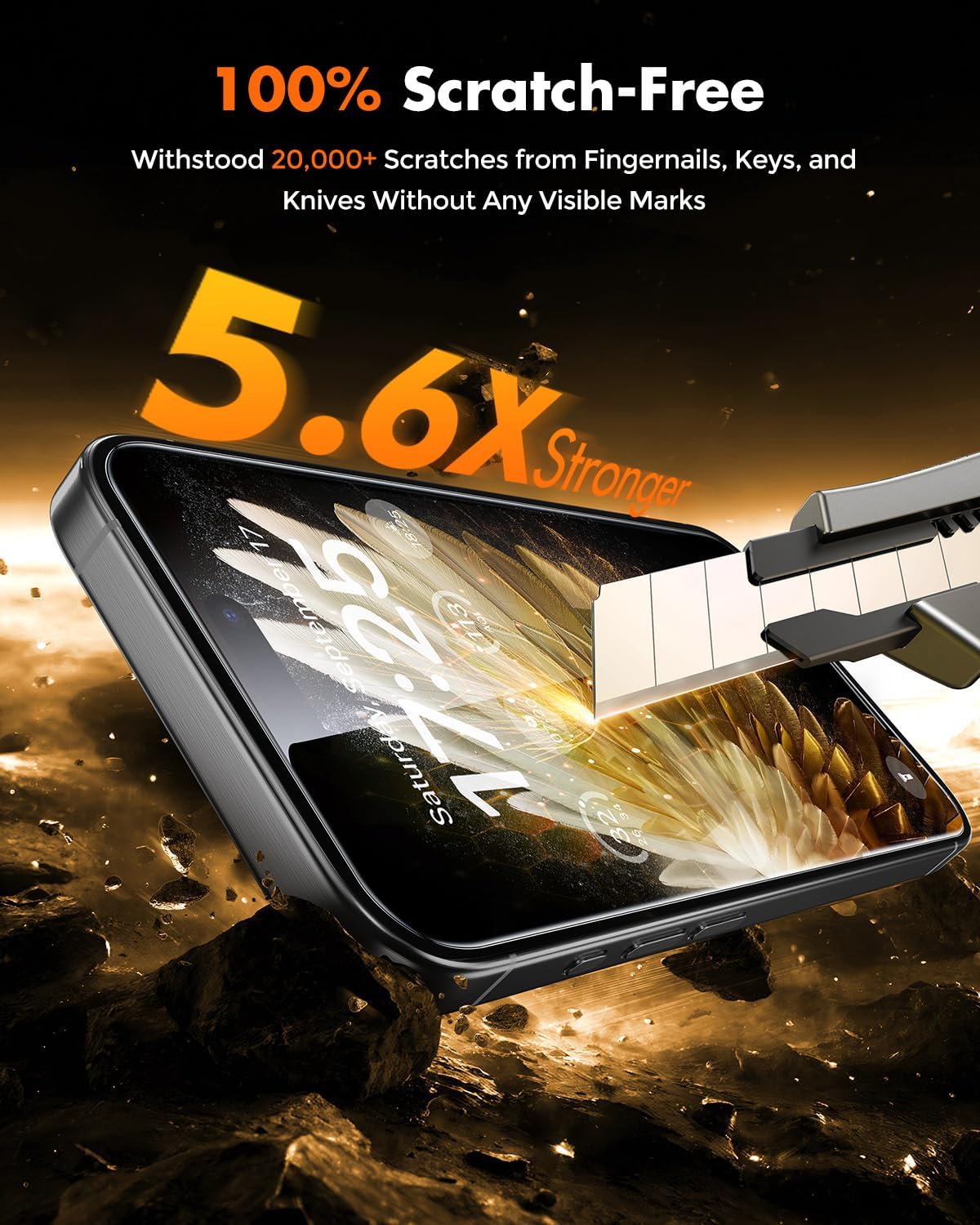 Detalle 2 de UNBREAKcable iPhone 15 Pro Screen Protector 3-Pack