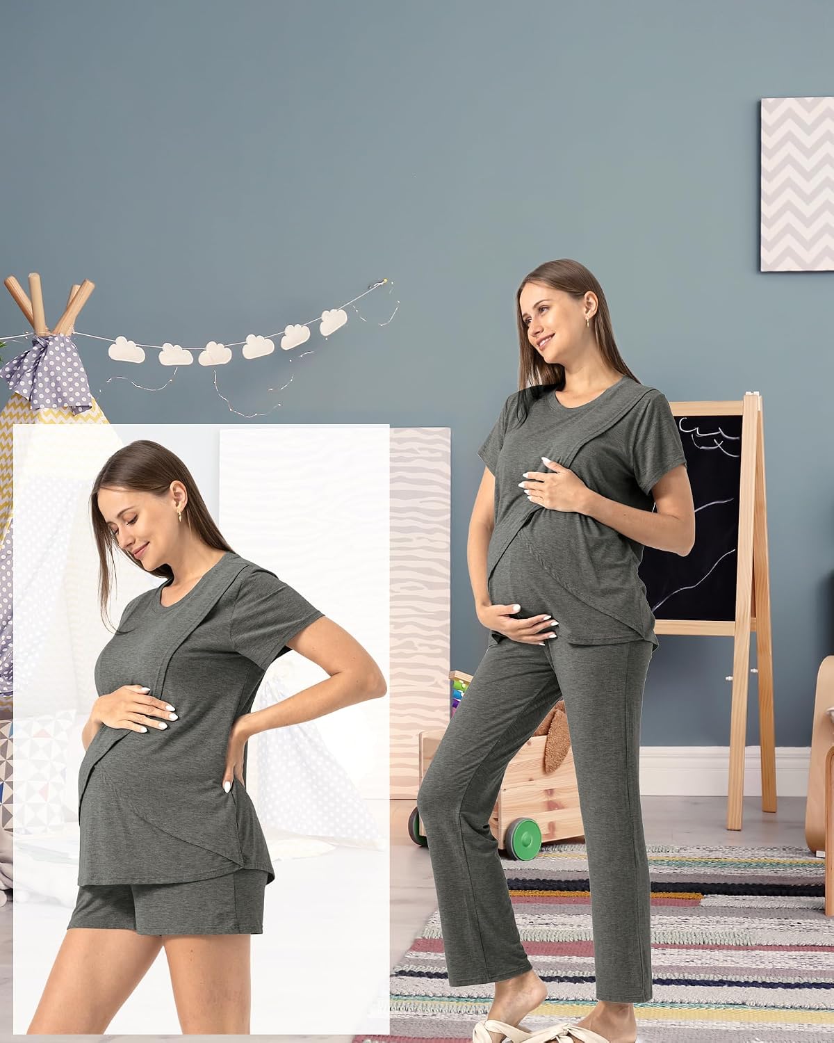 Thumbnail 2 de SunnyBuy Stillpyjama-Set 3-teilig Nach Geburt