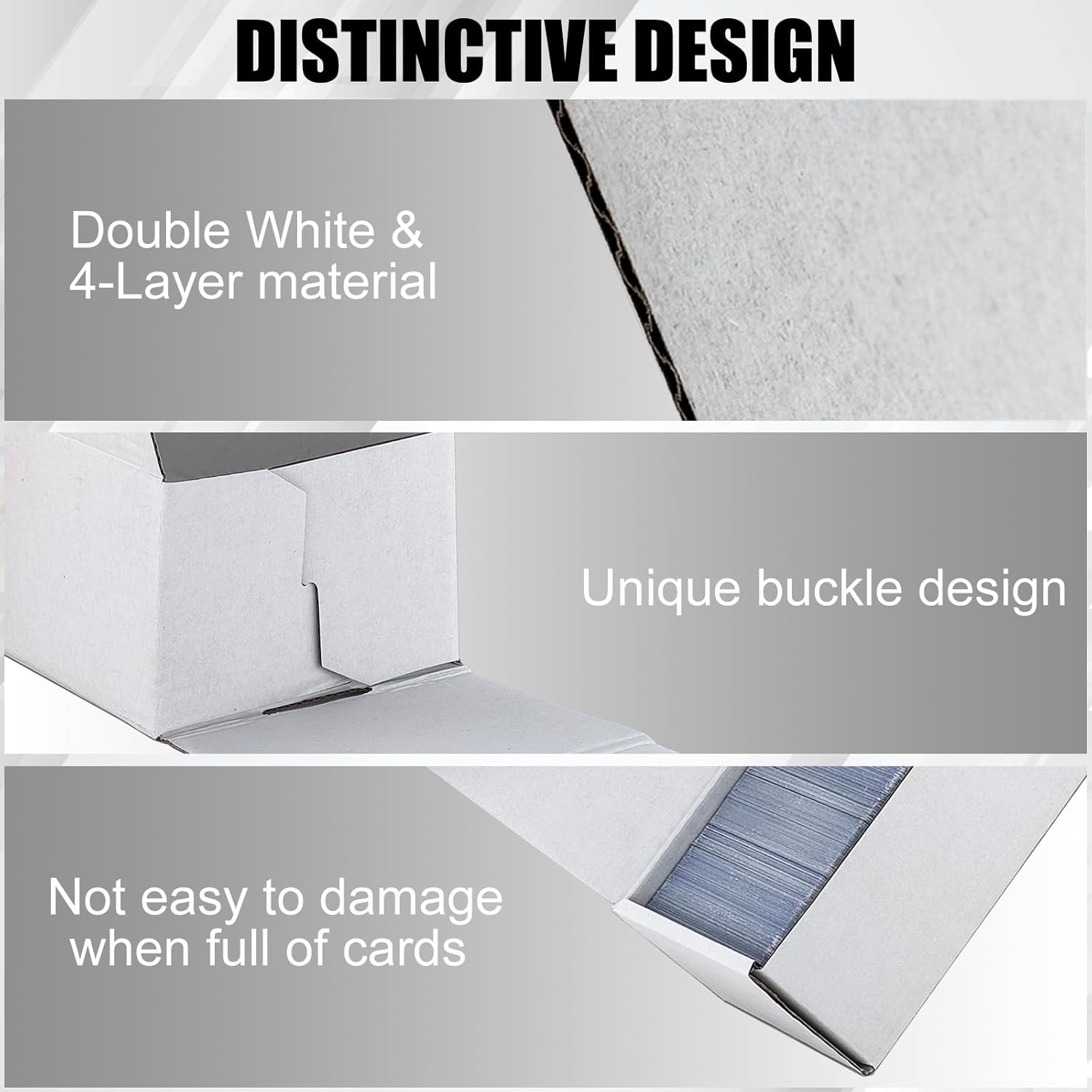 Detalle de XRACV Trading Card Storage Box (6-Pack, holds ~1100 per box) for 3.5 x 2.5 cards