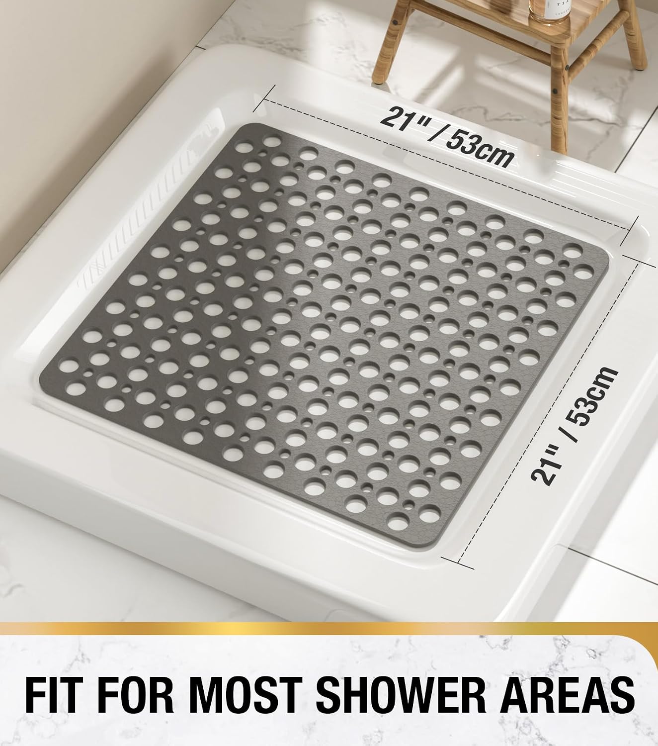 Thumbnail 1 de HITSLAM 53 x 53 cm shower mat grip