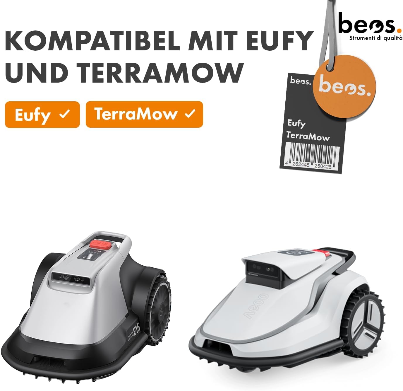 Thumbnail 1 de BEOS Disco lame per robot tosaerba premium (6 lame) da 190 mm per Eufy E15/E18 e TerraMow V600/V1000/S800/S1200