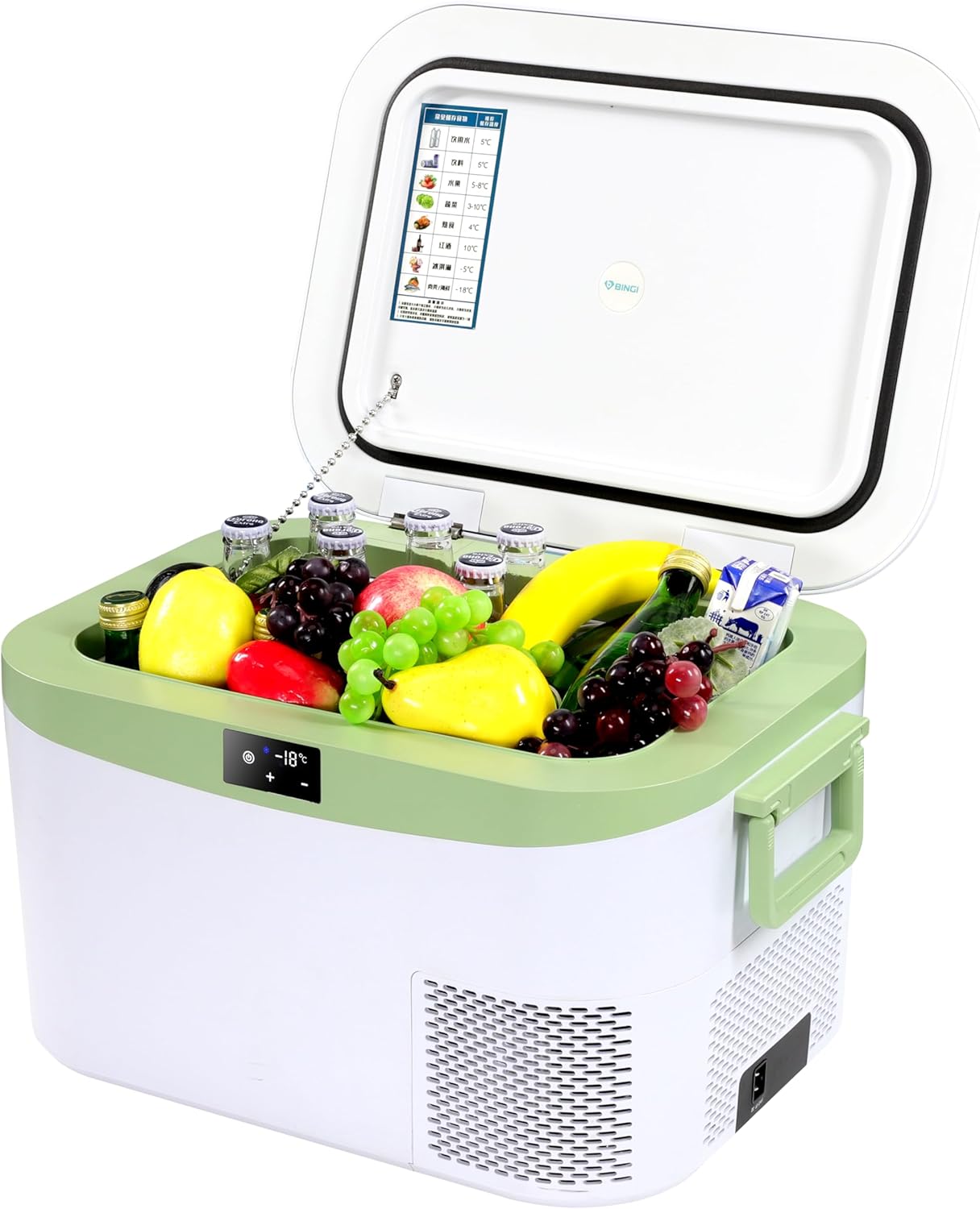 Detalle de BINGI 12.8L Car Fridge Freezer Portable Compressor Cooler