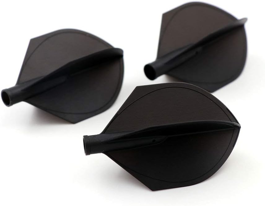 Detalle de CUESOUL TERO AK4 – ensemble de 3 fléchettes flights Standard Slim (bouclier, noir)