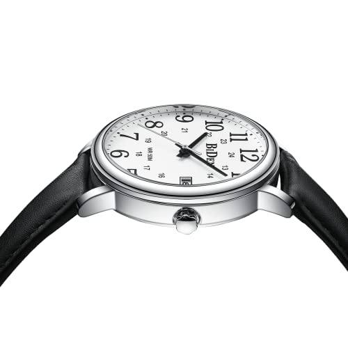 Detalle de HANPOSH Reloj Hombre - Cuarzo Analógico, 38 mm, 50 m WR