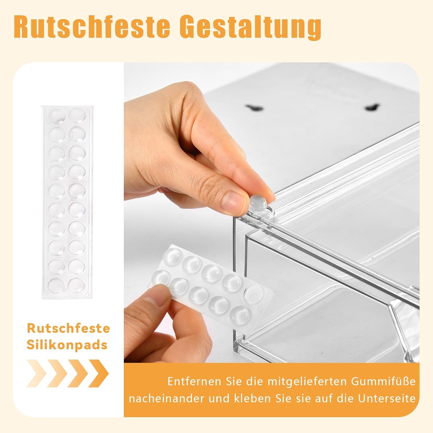 Thumbnail 3 de Stebopum 3er Pack Schubladen Organizer – Durchsichtige Acryl-Boxen für Schminktisch, Aufbewahrung & Ordnung