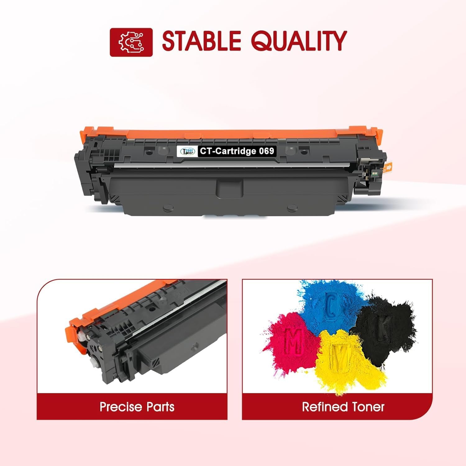 Detalle de Cool Toner 069 069H Toner Cartridge Set, 4-Pack for Canon Color Printers