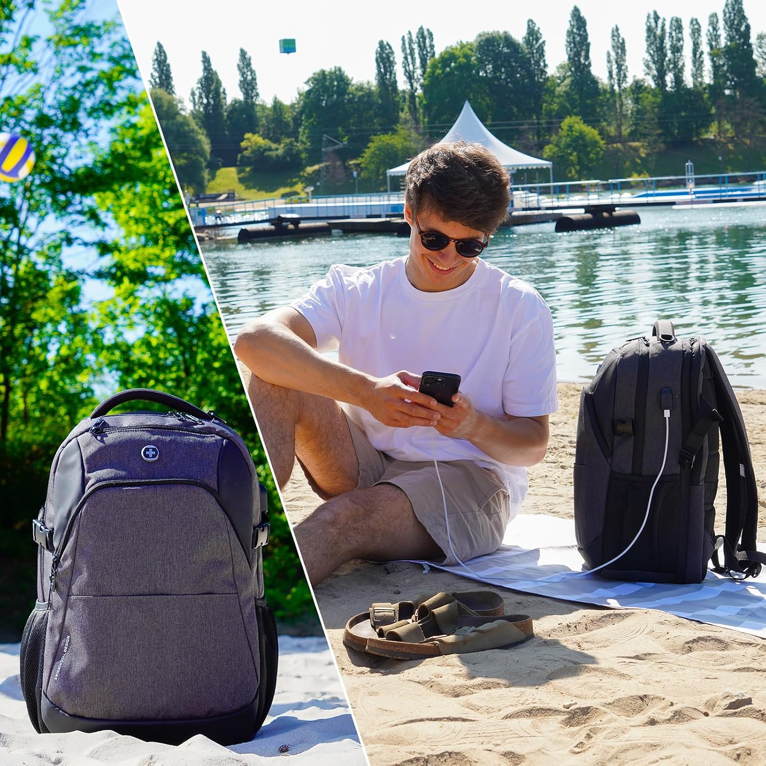 Detalle 2 de Swissdigital Design Laptop Backpack 17-Inch