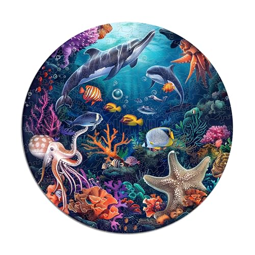 Detalle de Iconic Puzzles Animaux Marins 600 pièces