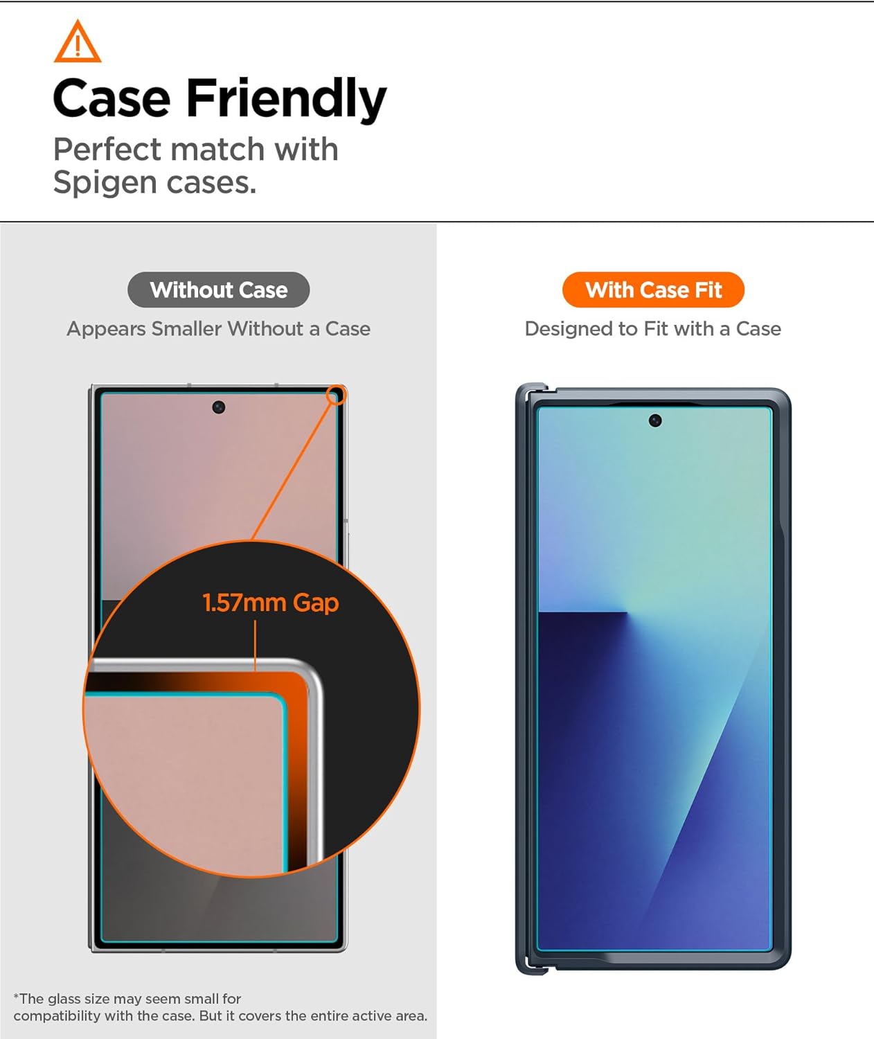 Thumbnail 2 de Spigen Glas.tR EZ Fit Pro verre trempé 9H pour Samsung Galaxy Z Fold7 (2 pièces) + kit d’installation