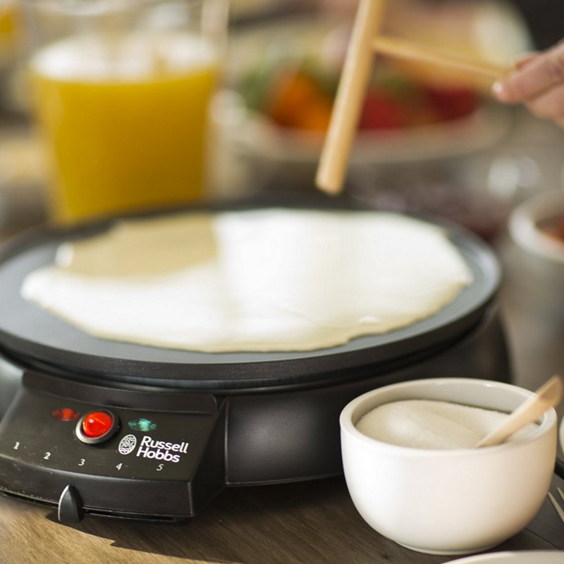 Thumbnail 1 de Russell Hobbs Fiesta Crepera 1200W: crepes rápidas y limpias en casa