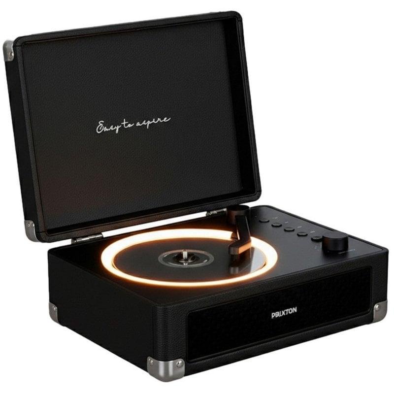 Detalle 2 de Reproductor CD Prixton Boogie 6W RMS Bluetooth Radio FM AUX MP3 WMA Negro