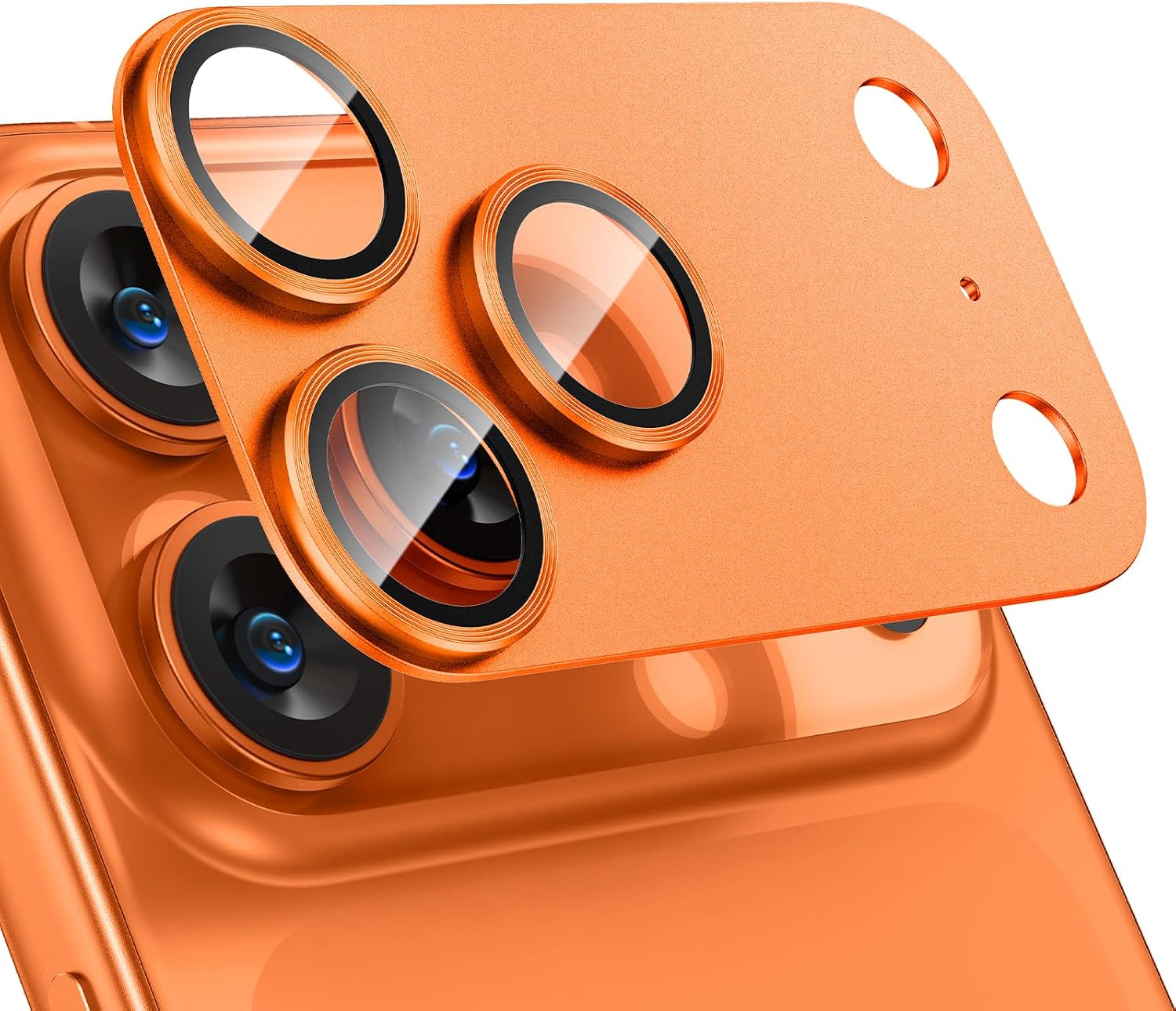Detalle de Tensea iPhone 17 Pro Max camera lens protector