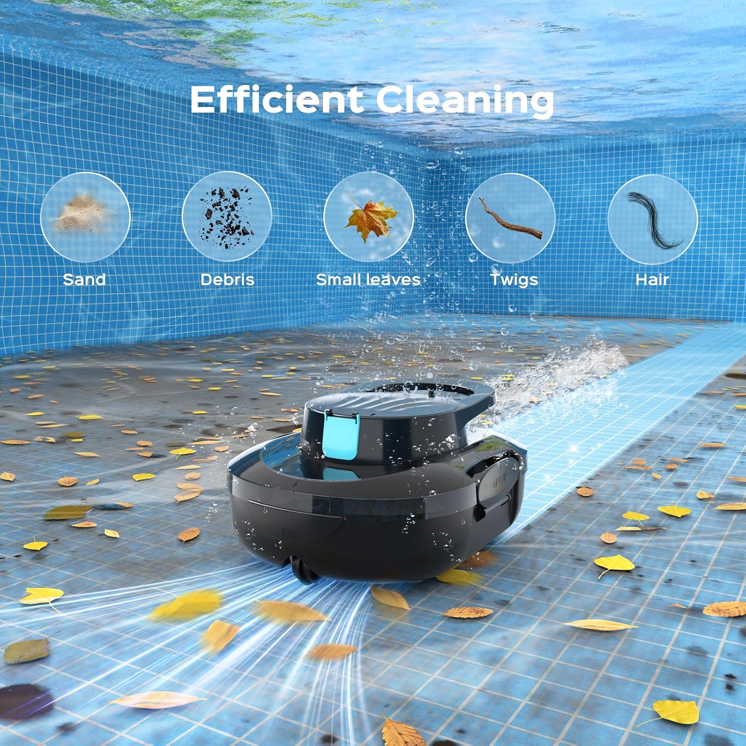 Detalle de S1 PRO Cordless Pool Vacuum Robot