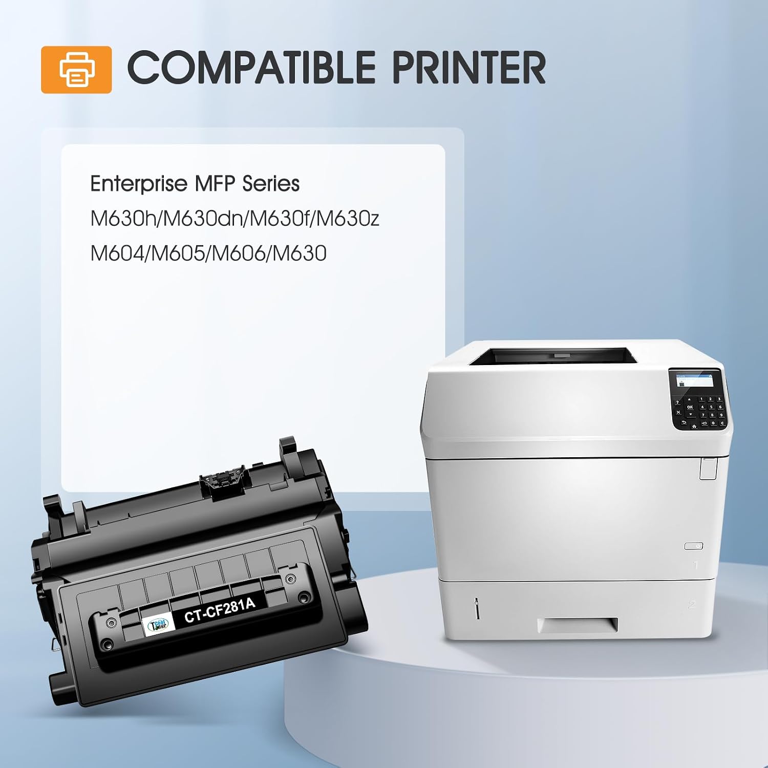 Detalle 2 de Cool Toner CF281A 81A Black Toner Cartridge 2-Pack for HP LaserJet Enterprise