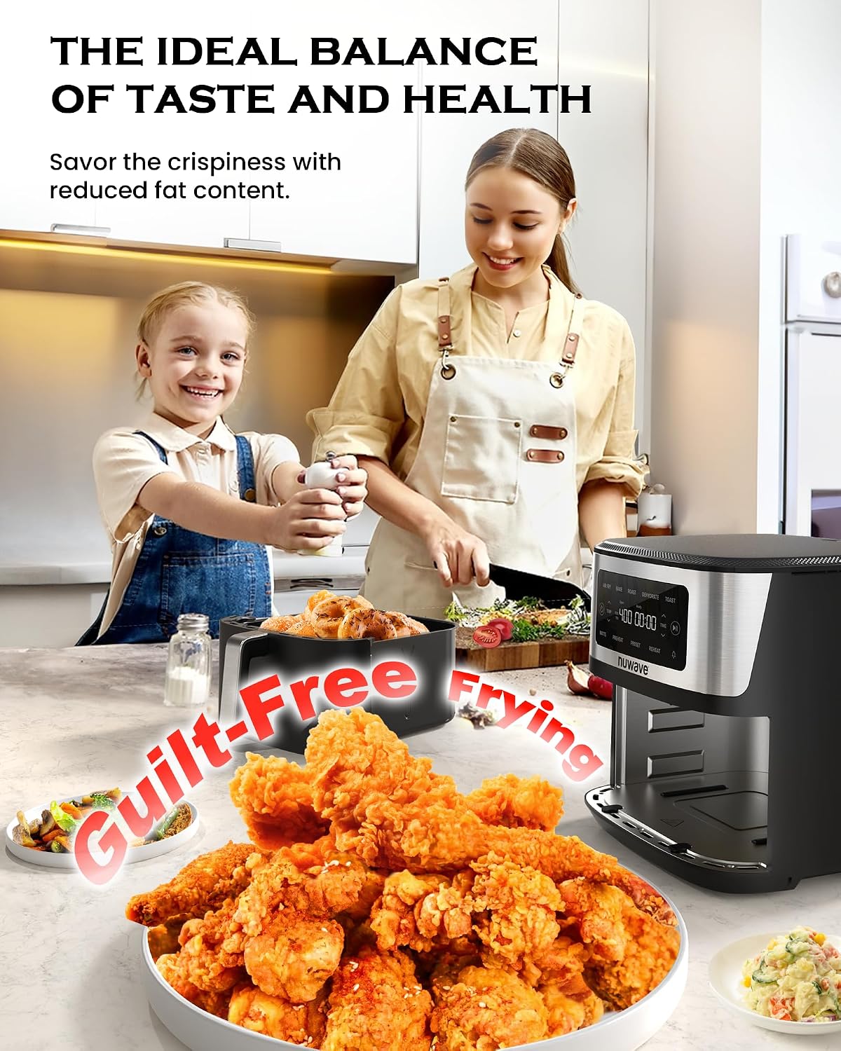 Thumbnail 5 de Nuwave Brio Plus 7‑Qt Air Fryer with 100 Presets 🍟