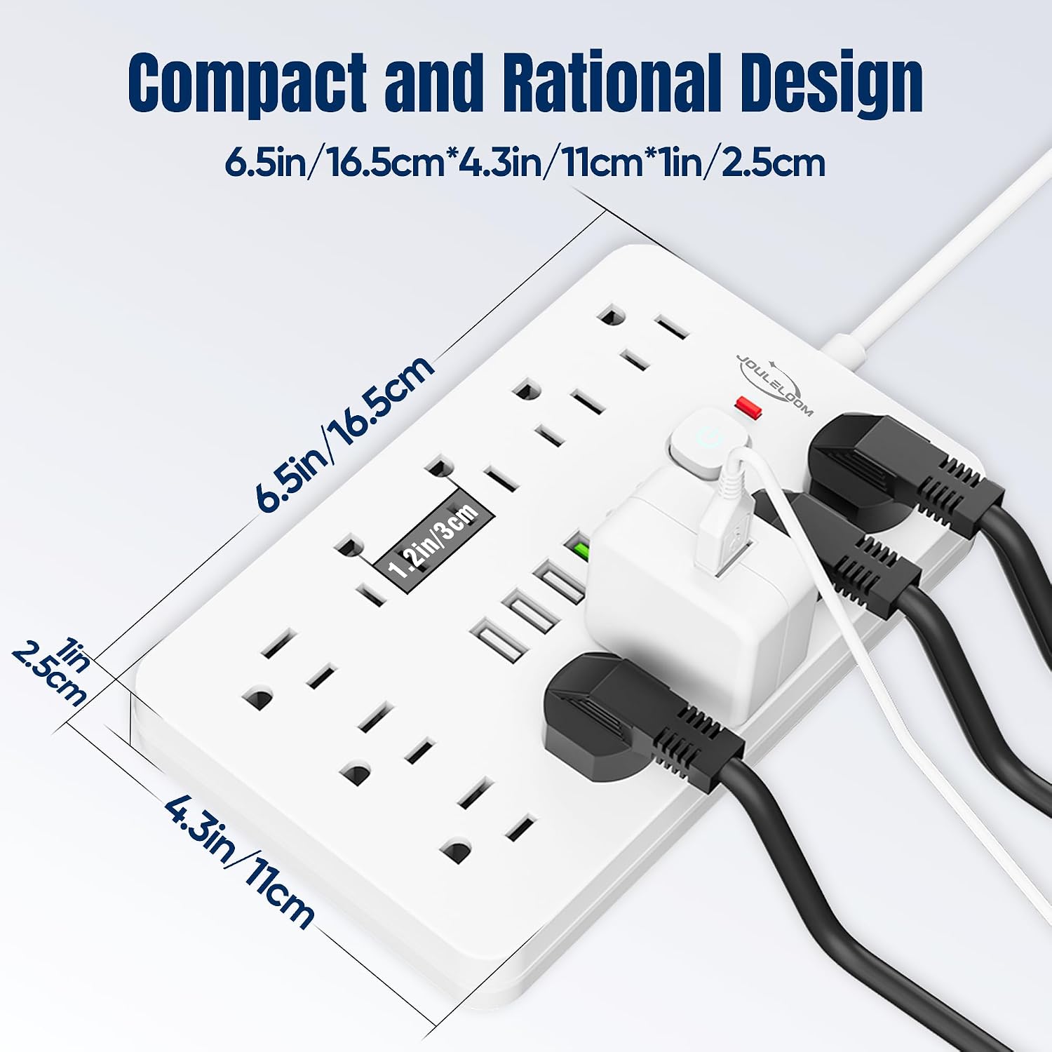 Thumbnail 5 de JouleLoom 17-in-1 Power Strip with 6 USB Cables ๐
