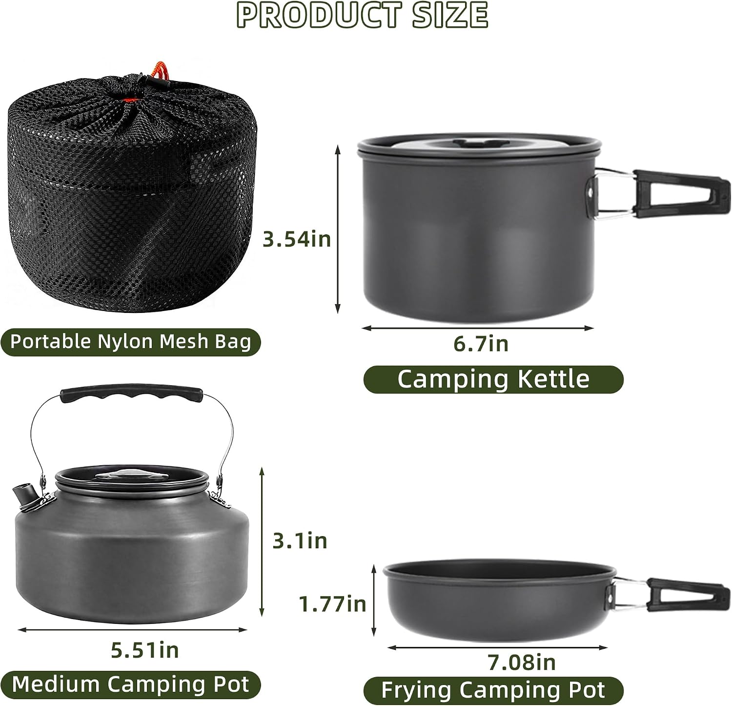 Thumbnail 5 de aiGear Camping Kochgeschirr Set