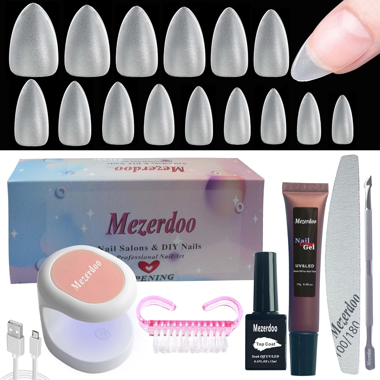 Tip In Gel 510 pezzi Tips Unghie 💅