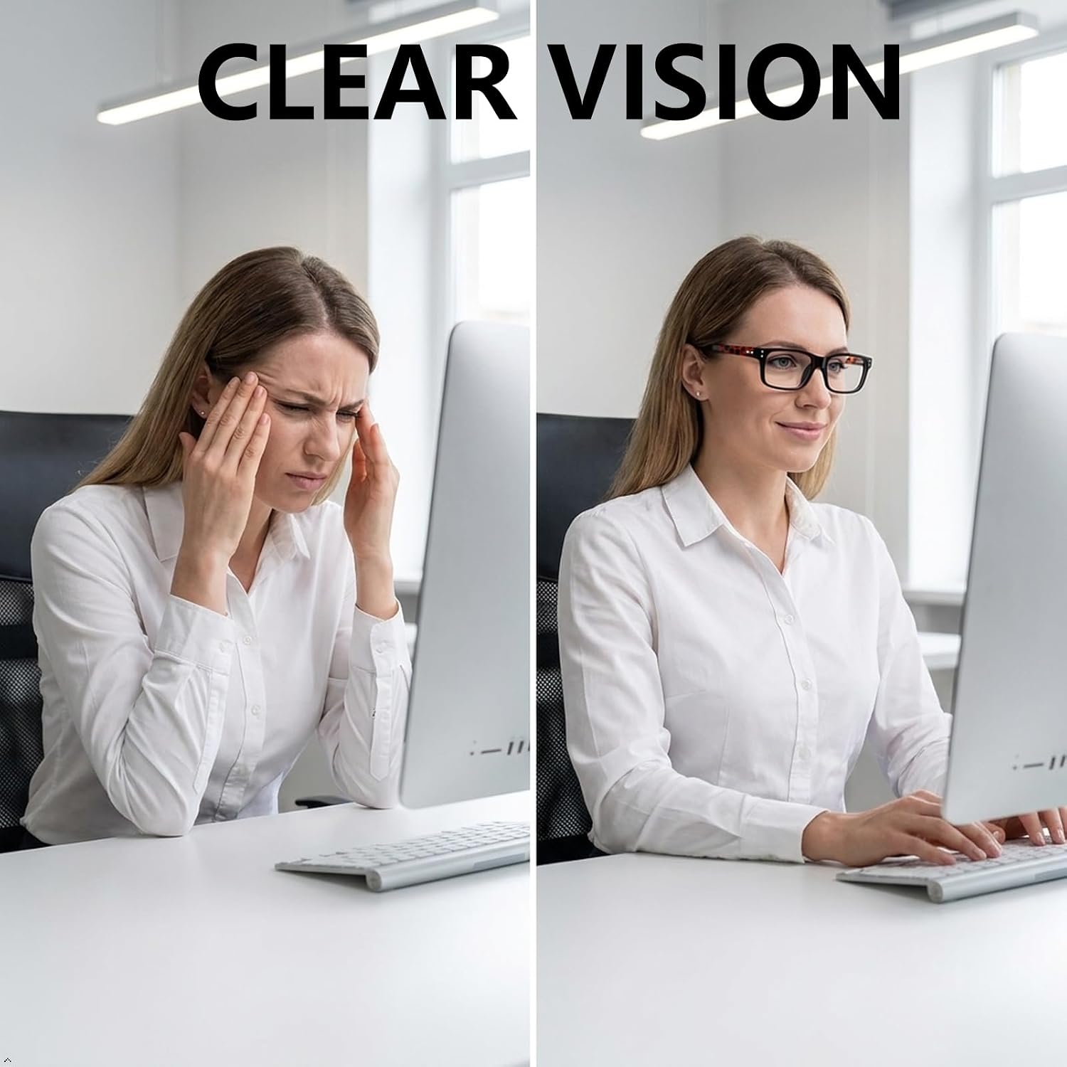 Detalle 1 de Eyekepper Blue Light Reading Glasses 1.0