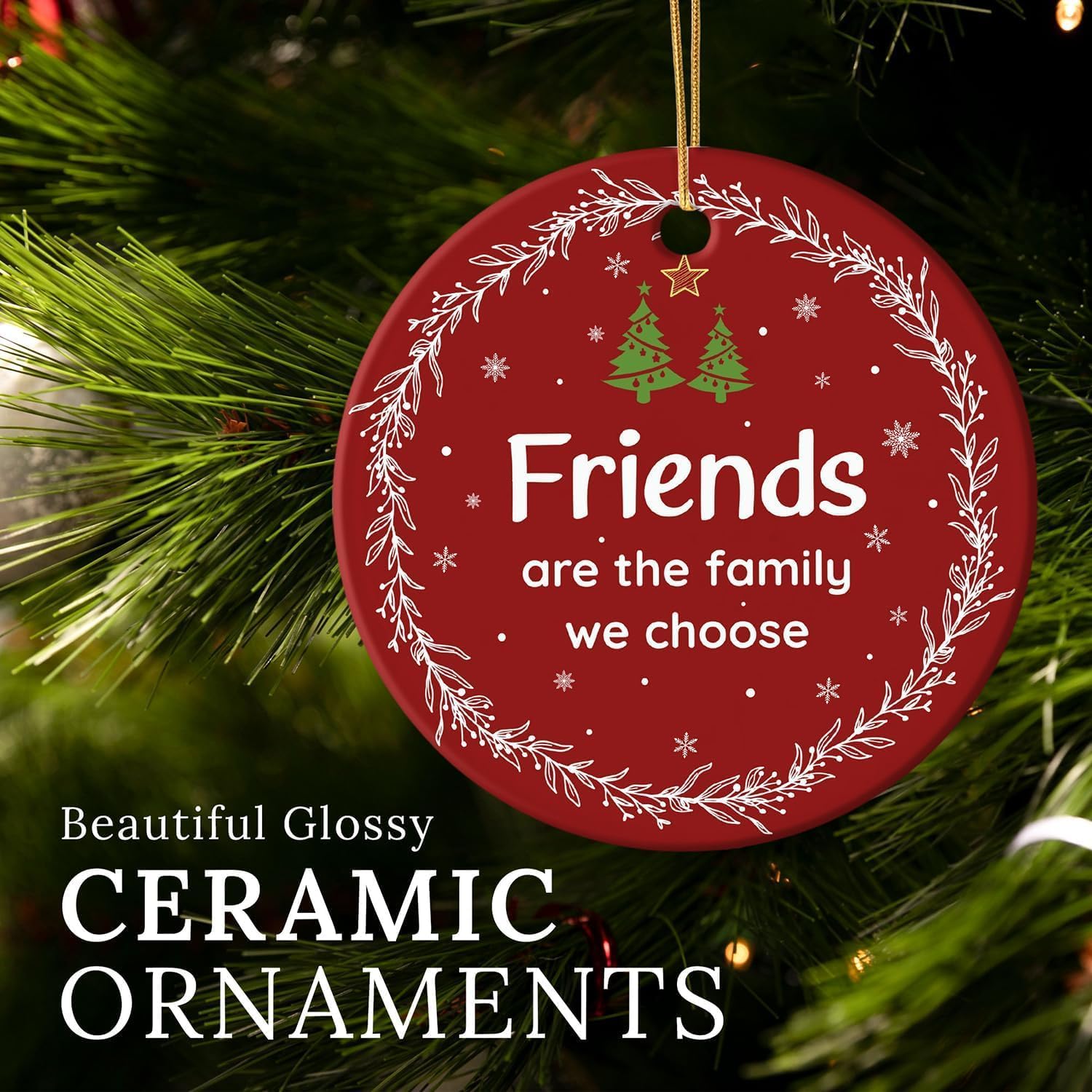 Thumbnail 4 de Friendship Christmas Ornament, Ceramic