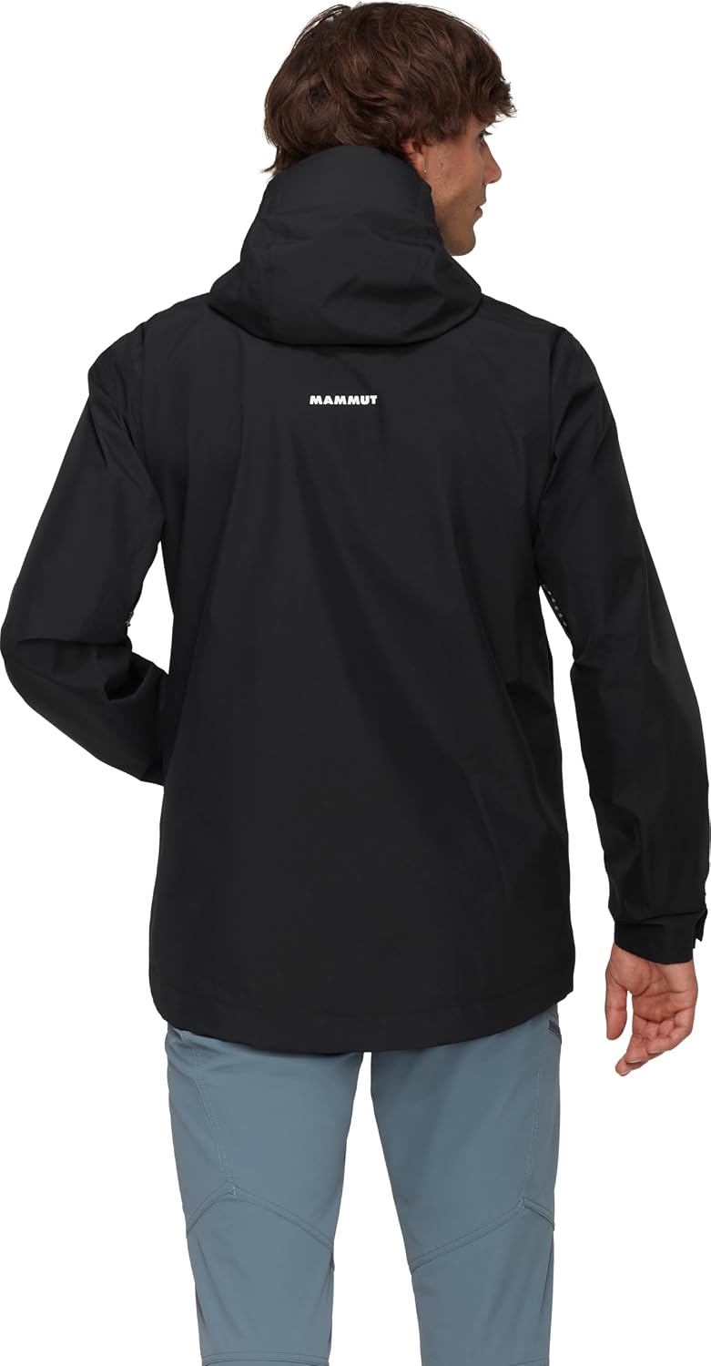 Detalle de Mammut Treeline Hs Hooded Jacket Men – Giacca imbattibile per outdoor in Gore-Tex 2-strati