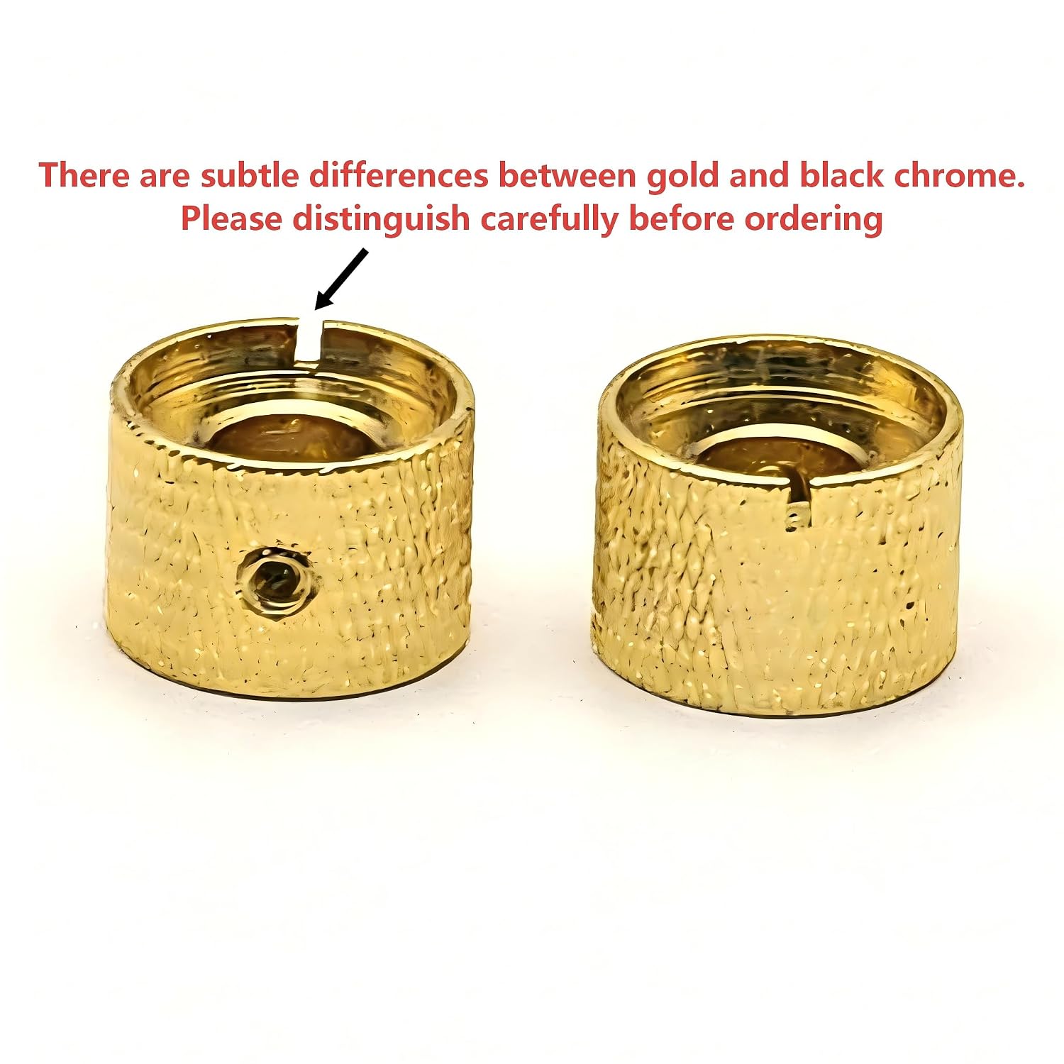 Detalle 2 de Dual Concentric Guitar and Bass Knobs, 6mm/8mm Metric