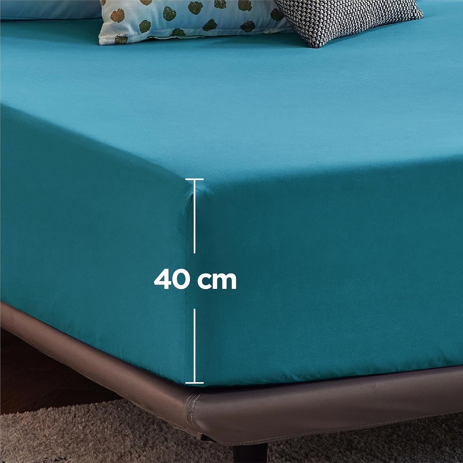 Thumbnail 5 de Bedsure King Fitted Sheet Deep 16 inch pocket