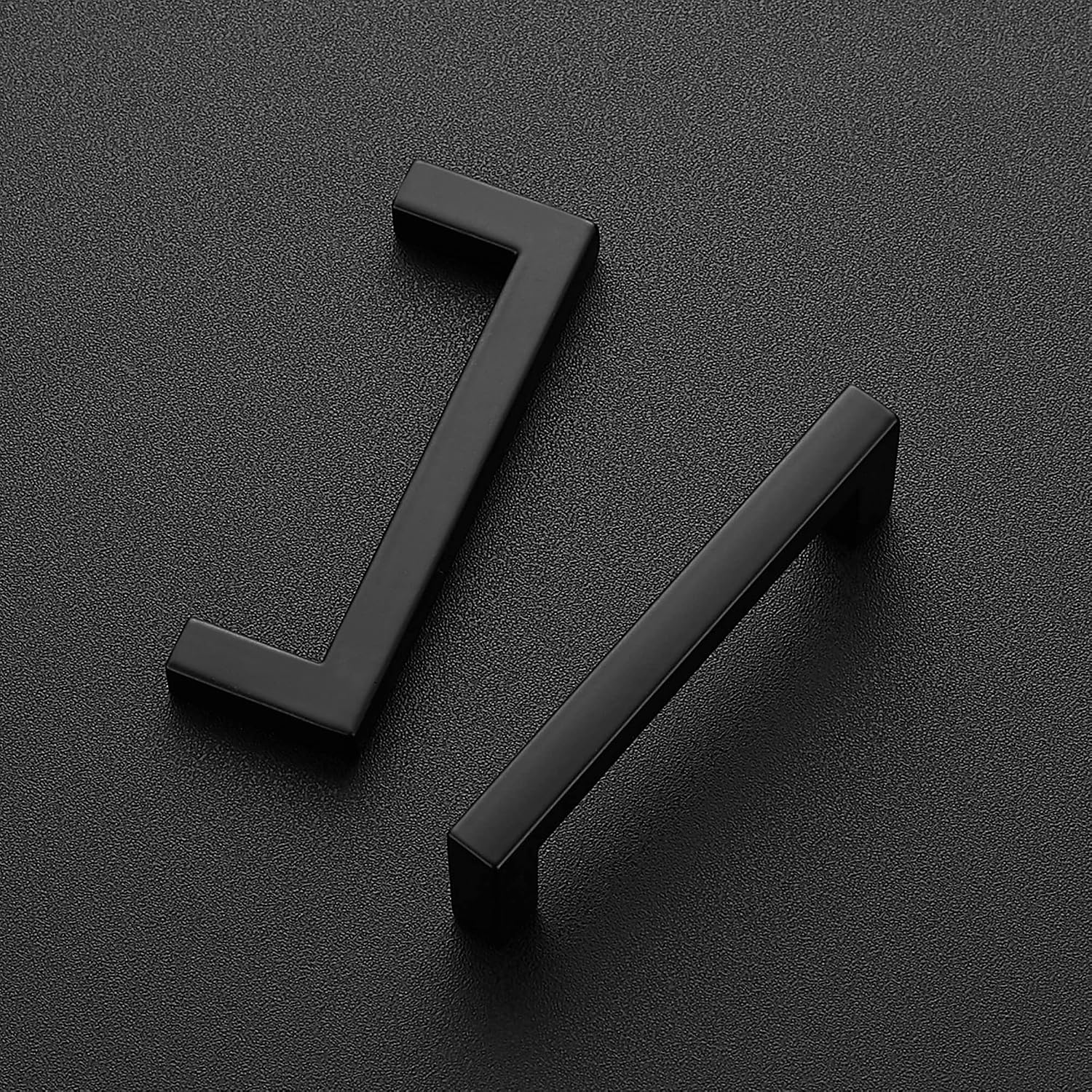 Thumbnail 1 de Ravinte Matte Black Cabinet Pulls, 3-Inch Centers, 40-Pack, Zinc Alloy