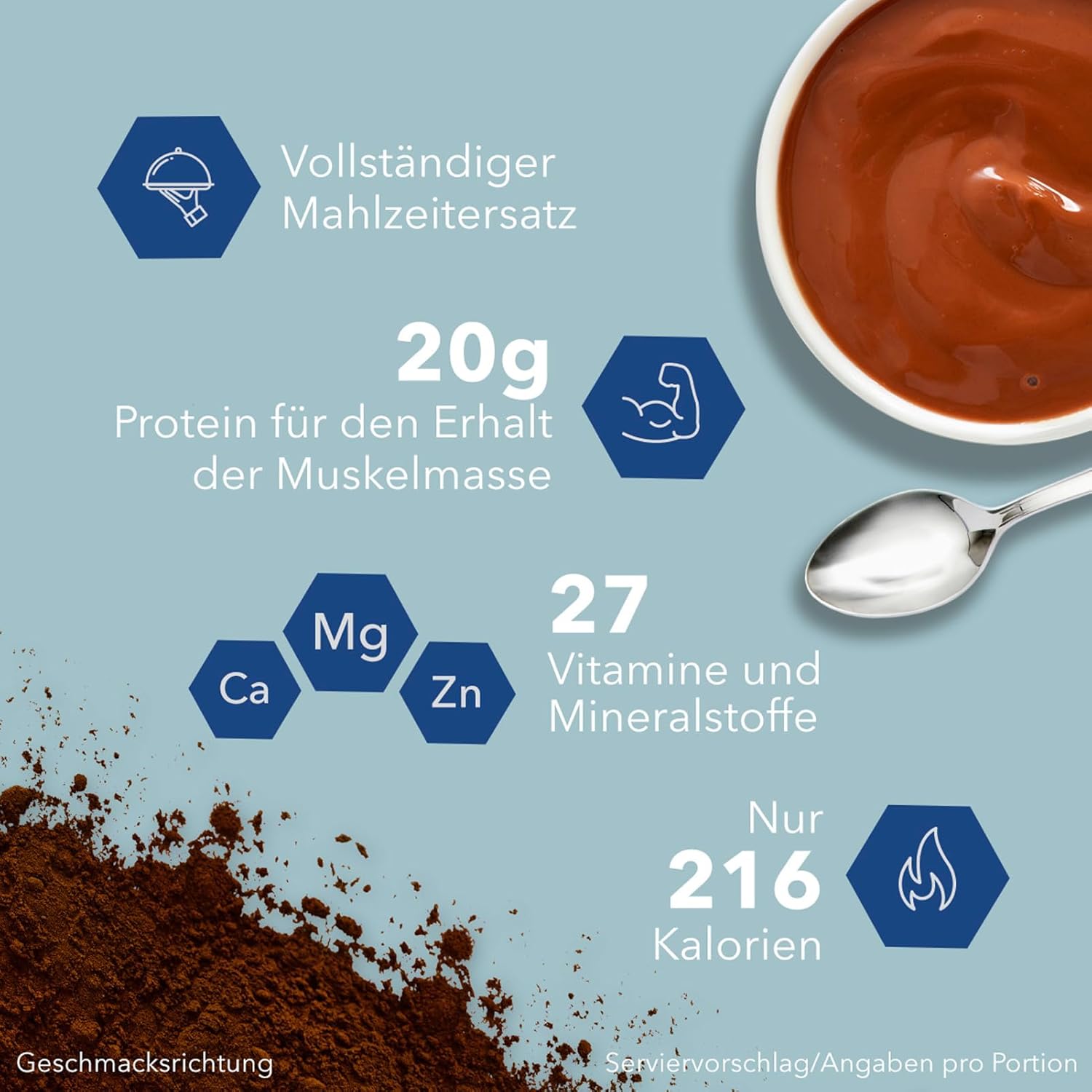 Thumbnail 4 de OPTIFAST Diät Creme Schokolade (8 x 55 g) – eiweißreicher Mahlzeitenersatz zum Abnehmen