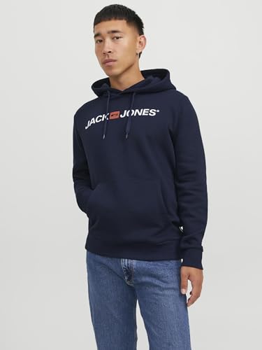 Thumbnail 1 de JACK & JONES Jjecorp Logo Sweat Hood: sudadera con capucha para hombre de ajuste regular