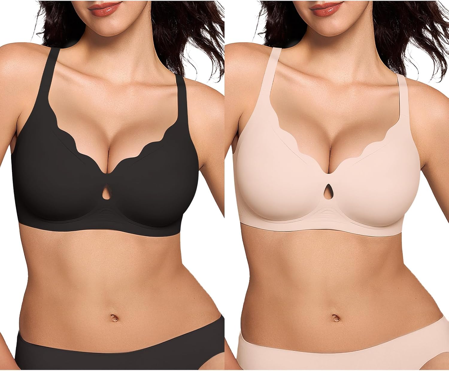 Thumbnail 6 de ProKloud Wireless Wave Push Up Bralette (No Underwire) Seamless Full Coverage Support Lift Everyday Bra