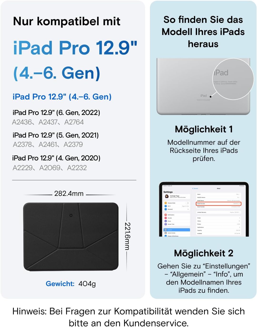 Thumbnail 1 de MOFT Dynamic Folio Hülle für 12,9" iPad Pro (4./5./6. Gen 2020–2022) – Schlank, magnetisch und mit Ständer