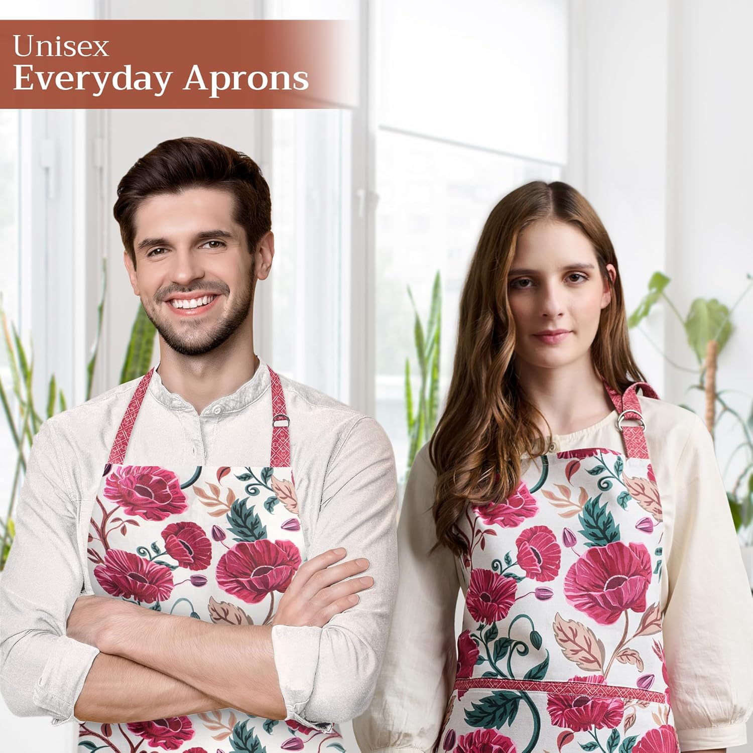 Thumbnail 5 de Maison d' Hermine 100% Cotton Apron with Pocket