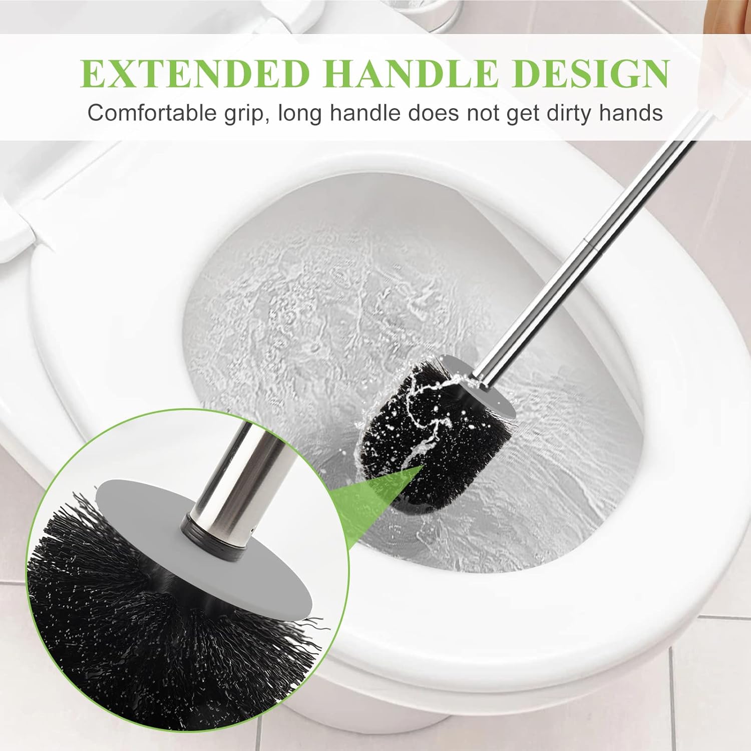 Detalle 2 de AONEZ Compact Toilet Brush 5.1" 🧽
