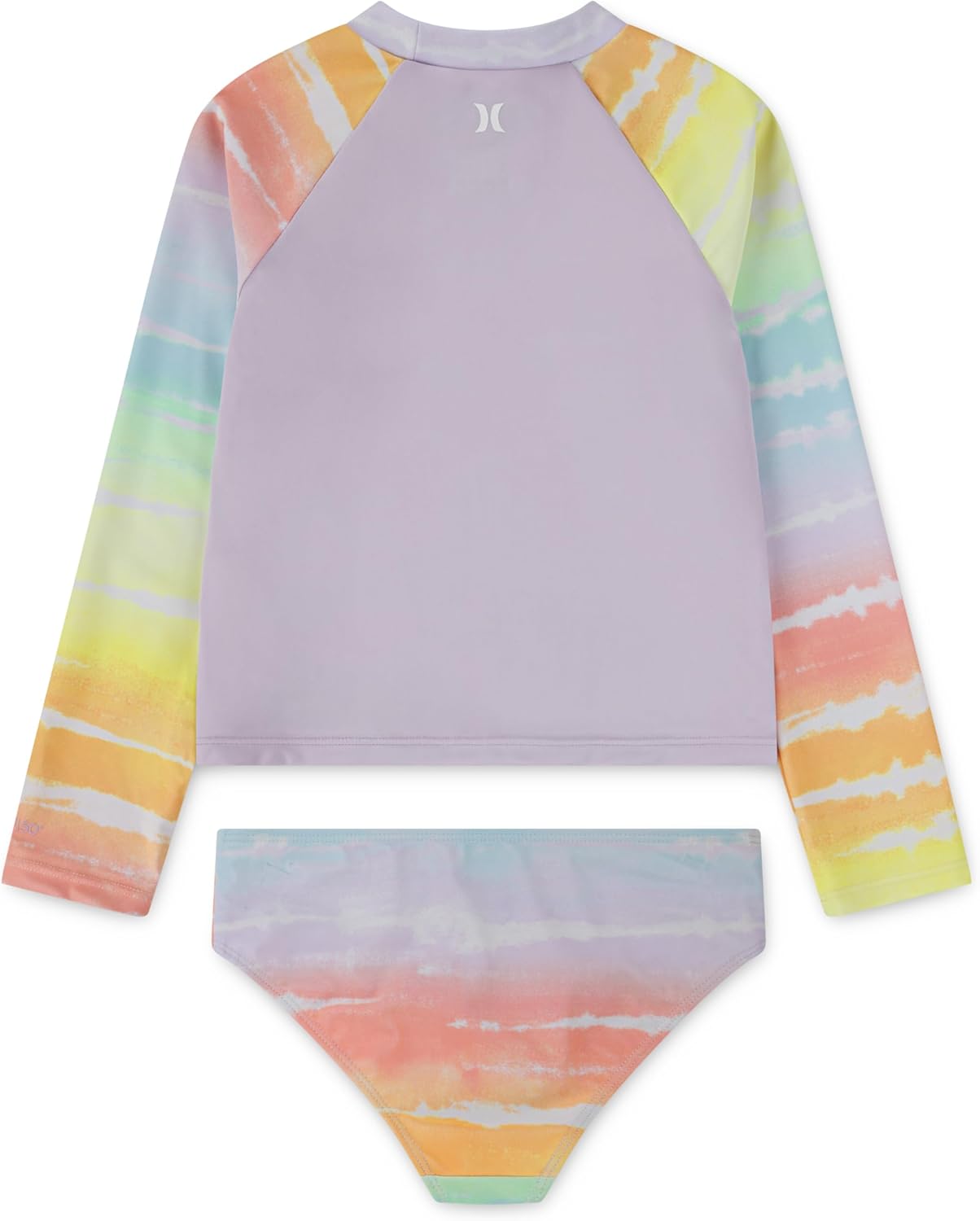 Detalle de Hurley Girls Two-piece Rashguard Set (Big Kid): Practical Sun Protection with Style