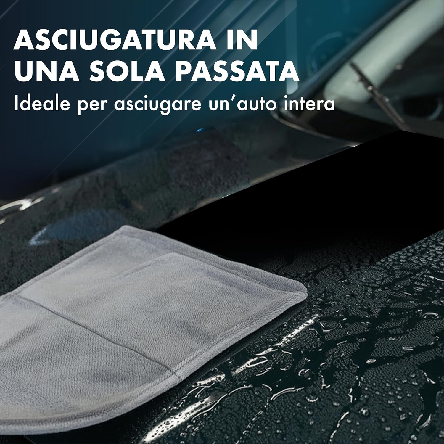 Thumbnail 1 de ZENAKIO Panno Microfibra Auto S 40x40 cm – 1800 GSM, assorbente e delicato sulla vernice