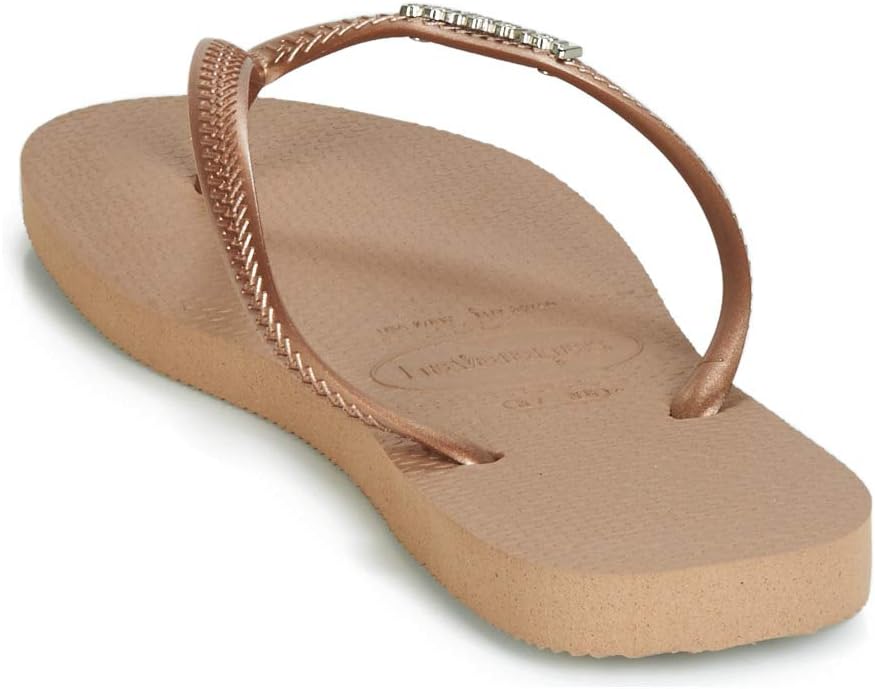 Thumbnail 5 de Havaianas Slim Logo Metallic Femme – Tongs évasées en caoutchouc, look métallisé