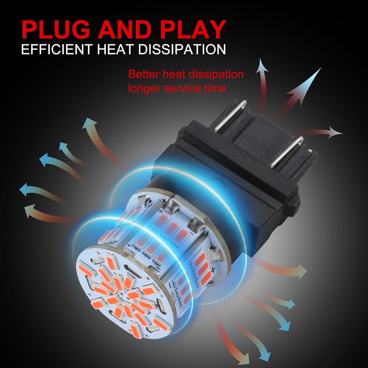 Thumbnail 6 de iFunyLED 4-Pack 3157 LED Bulbs for Brake/Tail Lights