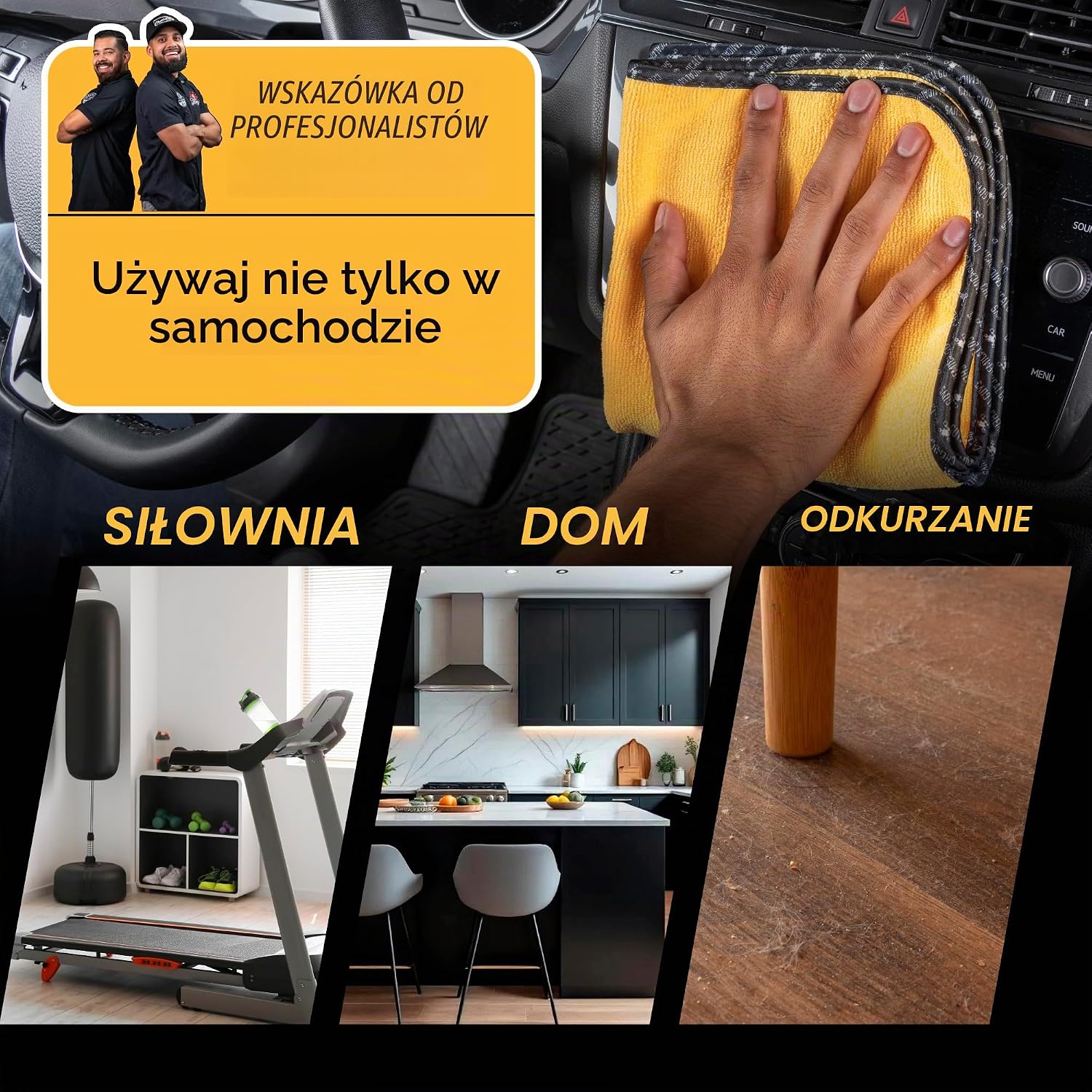 Detalle de Chemical Guys MIC_506_24 ręczniki z mikrofibry 24 szt., złote, dwustronne