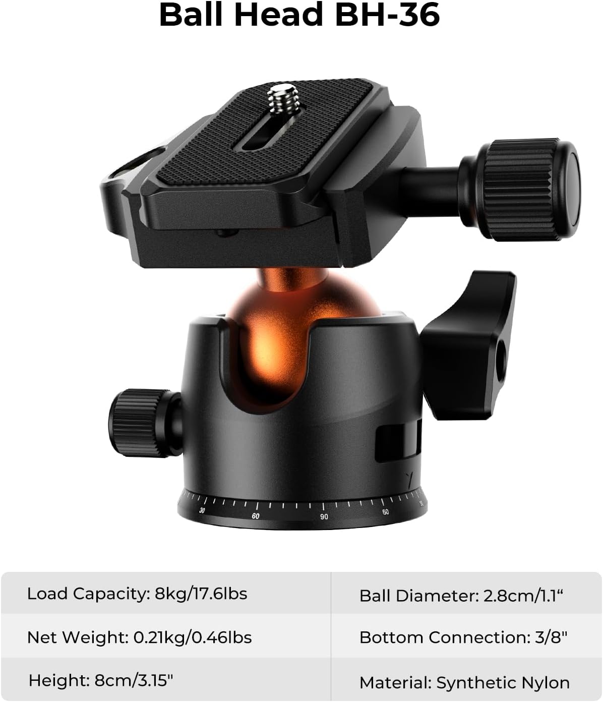 Thumbnail 4 de K&F CONCEPT 64 inch Camera Tripod ⚙