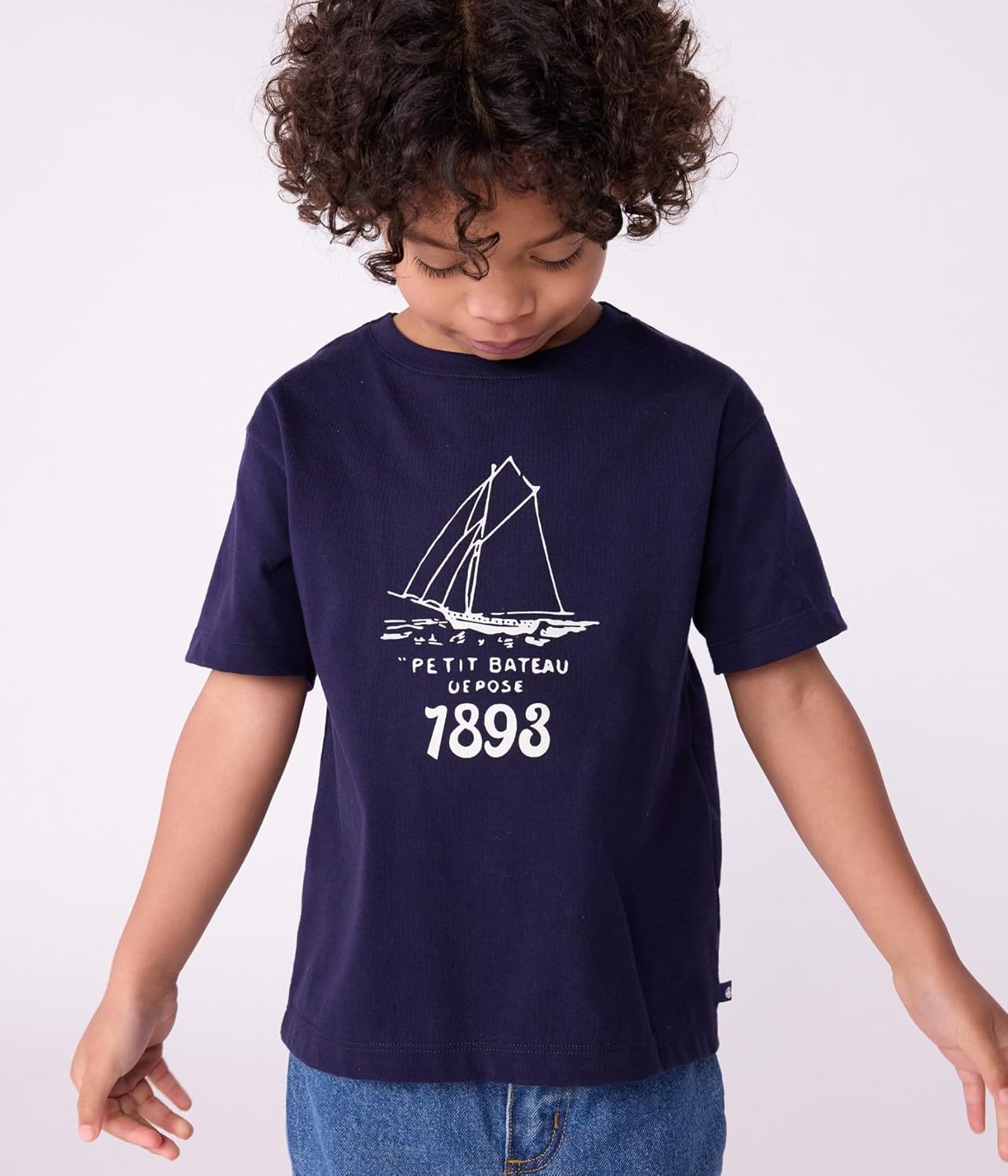 Thumbnail 2 de Petit Bateau Vêtements Jour Garçon — Tee-shirt ample en jersey léger