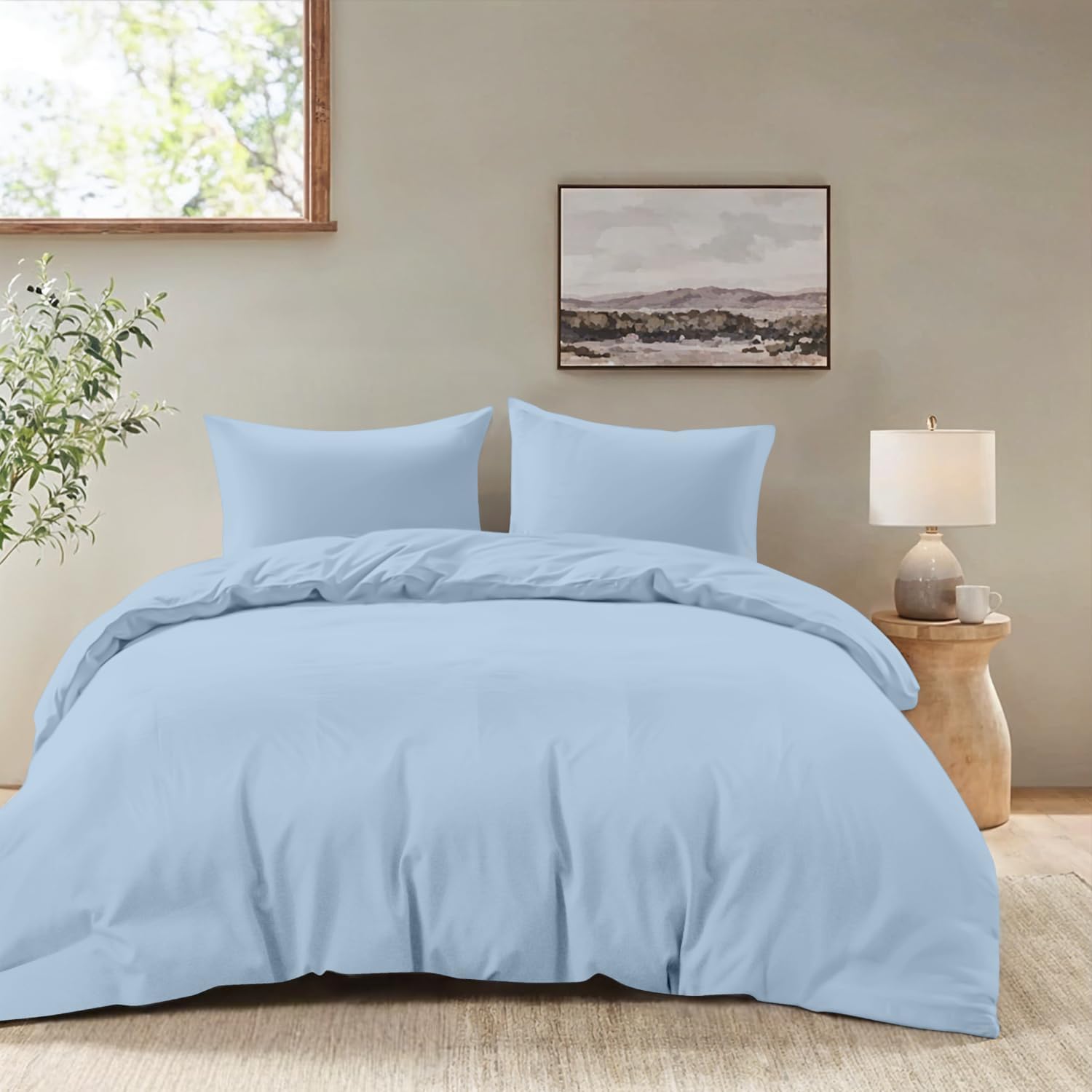 Detalle de Dreamzie Housse de Couette 200x200 Bleu