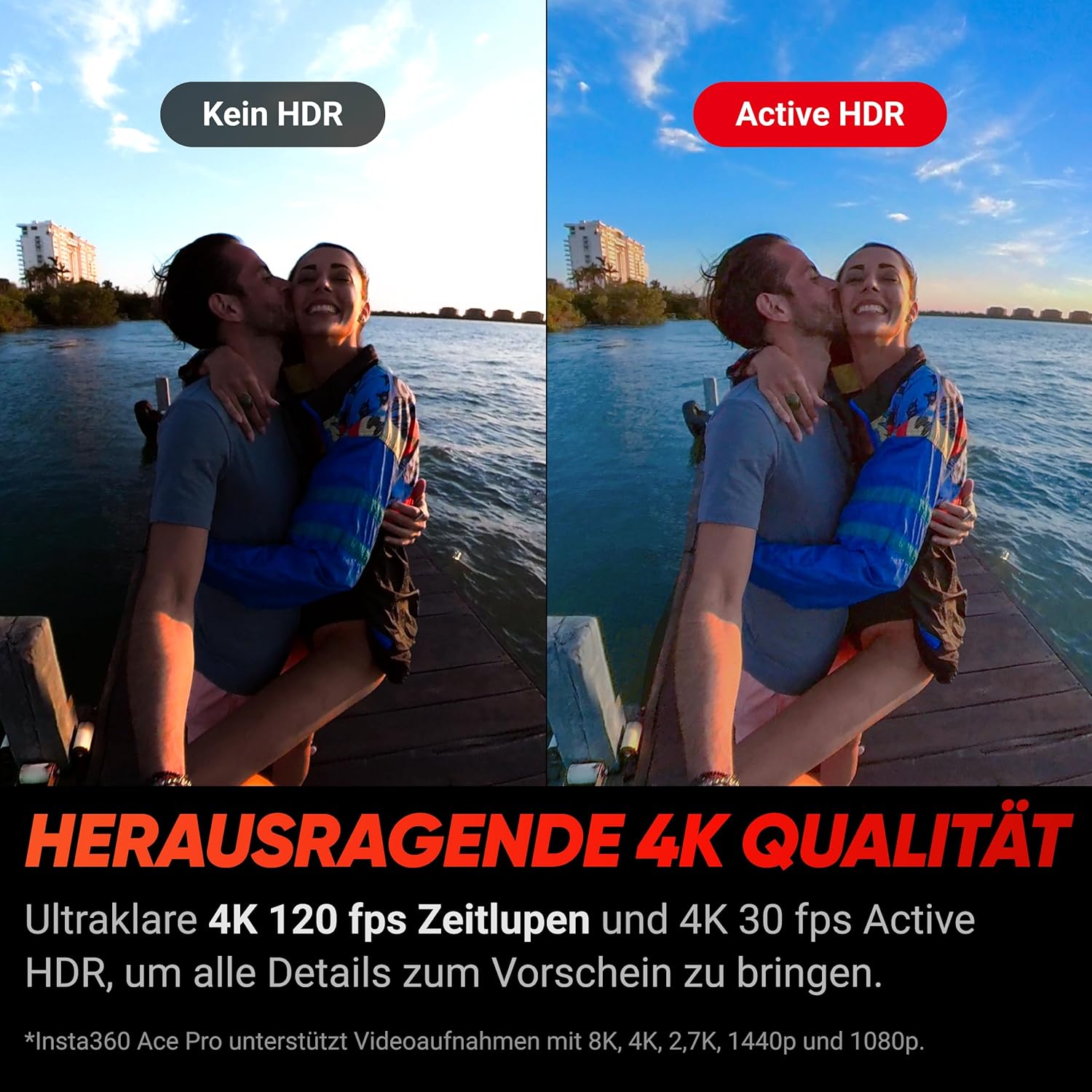 Thumbnail 4 de Insta360 Ace Pro Xplorer-Bundle Schiefergrau – wasserdichte Action-Kamera mit Leica-Linse, 4K120fps