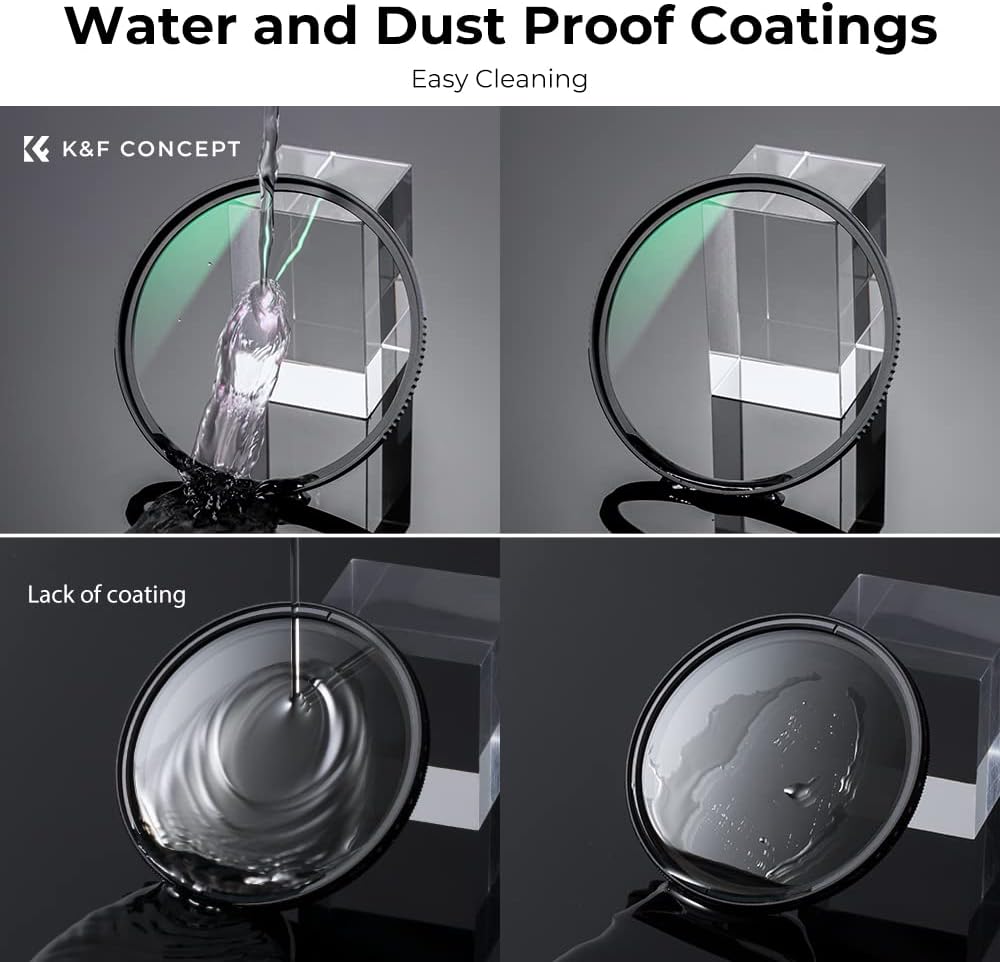Thumbnail 4 de K&F CONCEPT 49mm UV Filter 28-layer coated for cameras